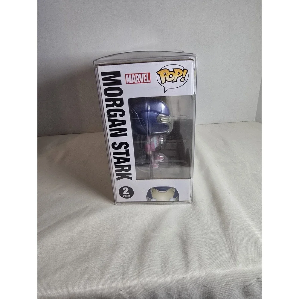 Funko Pop! Avengers End Game Morgan & Tony Stark Glow 2‎ Pack Special Edition